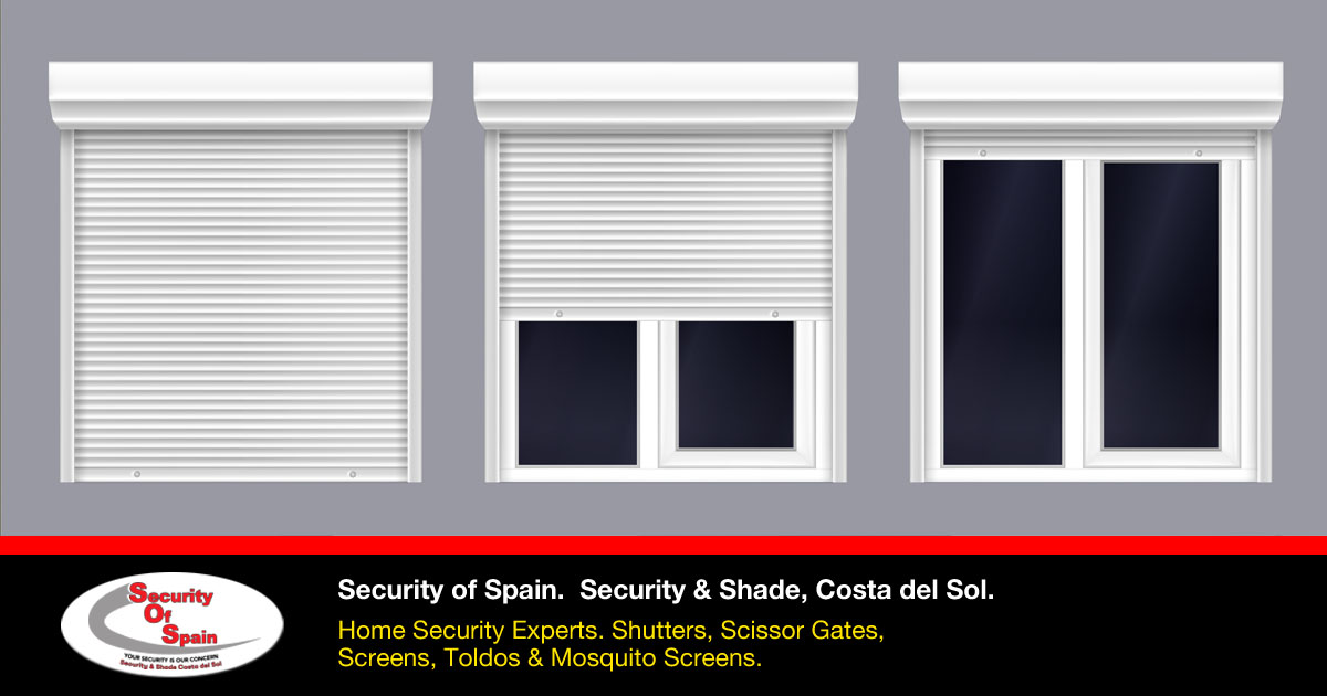 Window Roller Shutters - Security of Spain, Experts in Home & Work Security on the Costa del Sol